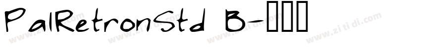 PalRetronStd B字体转换